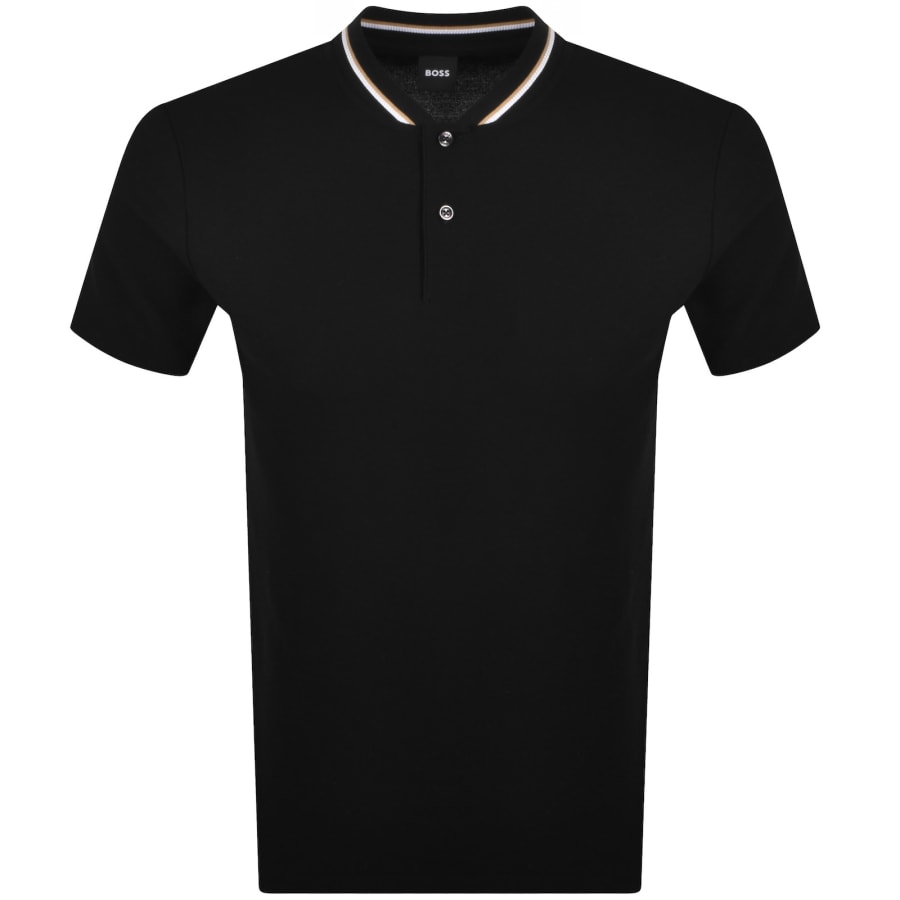 BOSS Pratt 40 Polo T Shirt Black | Mainline Menswear us